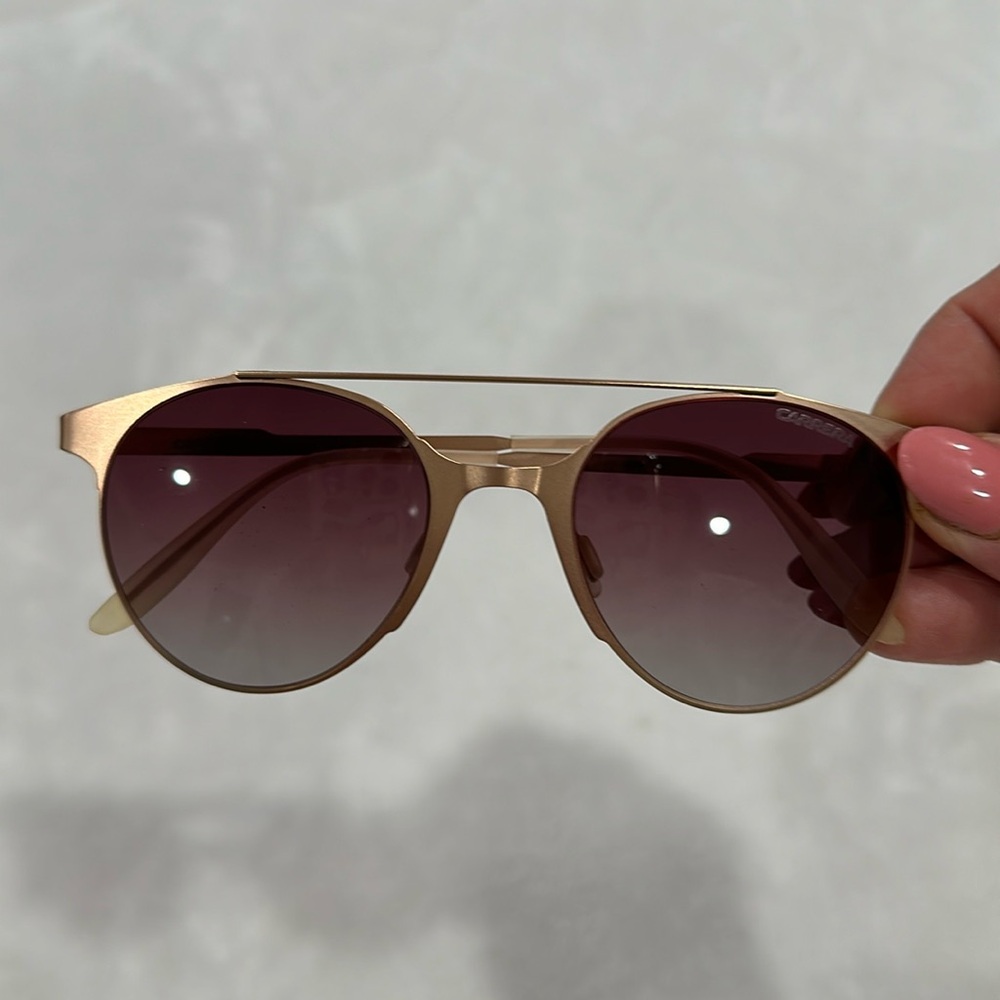 Carrera metal unisex gold frame sunglasses new 145
